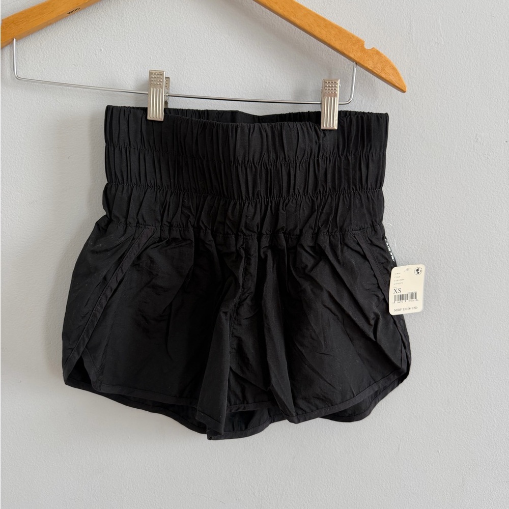 FP Movement by Free People Black High-Waist Athletic Shorts